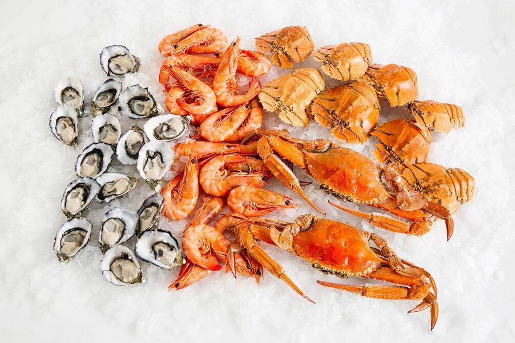 seafood to stimulate activity