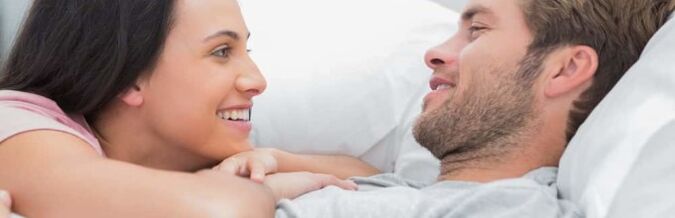 Sexually active man with woman