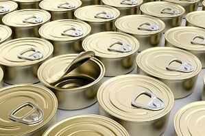 canned foods as harmful products for activity