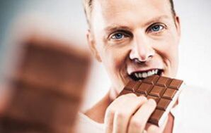 Eating chocolate - prevention of erectile dysfunction
